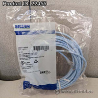 Blue Belden CAT6+ Patchcord Bonded-Pair Cable, 35ft