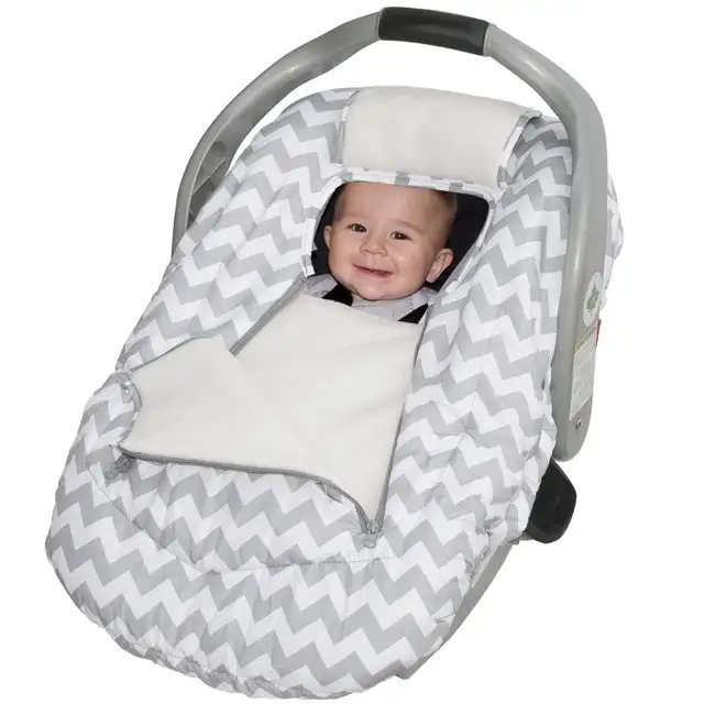 Jolly Jumper Sneak a Peek Infant Baby Car Seat Cover in Strollers, Carriers & Car Seats in Mississauga / Peel Region - Image 3