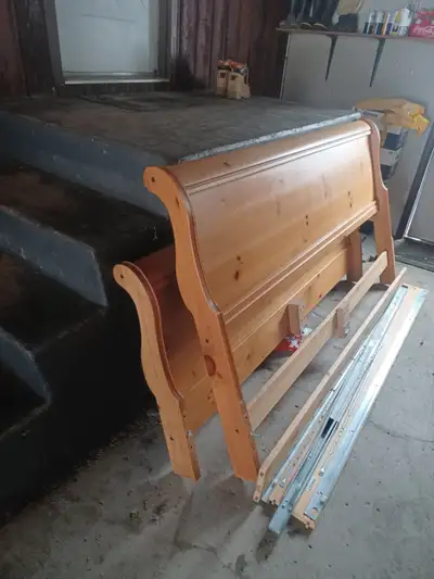 King size sleigh bed frame, View more
