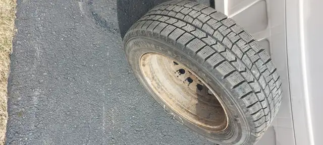 4 jantes ( rims ) avec pneus Dunlop 195/65R15 cote 91T in Tires & Rims in Drummondville - Image 6