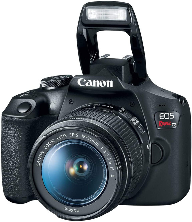 Canon 24.MP 3in EOS Rebel T7 DSLR Camera w/18-55mm IS-NEW IN BOX in Cameras & Camcorders in Abbotsford
