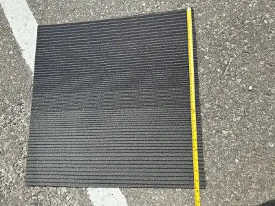 19 3/4” carpet tiles $4 each under 100 tiles $3 each 101-200 tiles $2.50 each 201 plus tiles
