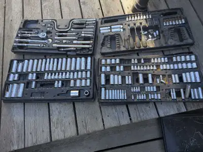 Mastercraft socket set. This is not a complete set but largely you will find in OneDrive what might...