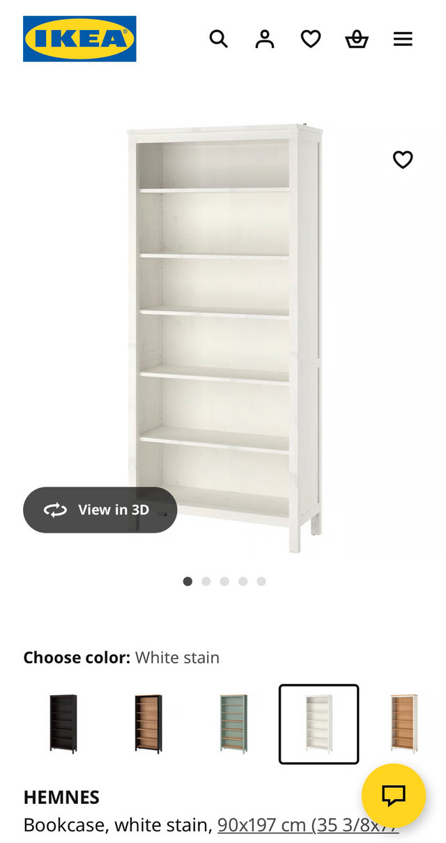 Bookshelf IKEA Hemnes in Bookcases & Shelving Units in City of Toronto - Image 4