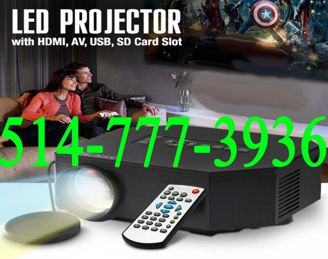 ★★★ Projecteur Portable Mini LED 1080P Full HD Presentation ★★★ dans Autre  à Laval/Rive Nord