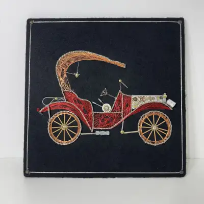 Handmade Ford T Car made with multiple materials. One and only!, View more