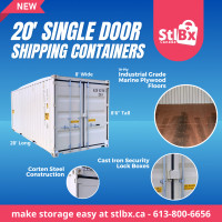 20' Regular Height New Shipping Container in Ottawa for Sale!