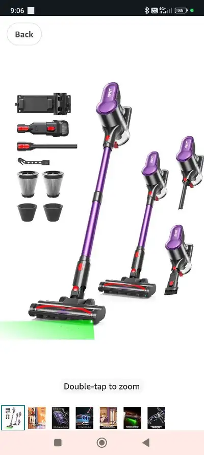Cordless Vacuum Cleaner, 500W 45KPA 50Mins Stick Vacuum Cleaners, View more