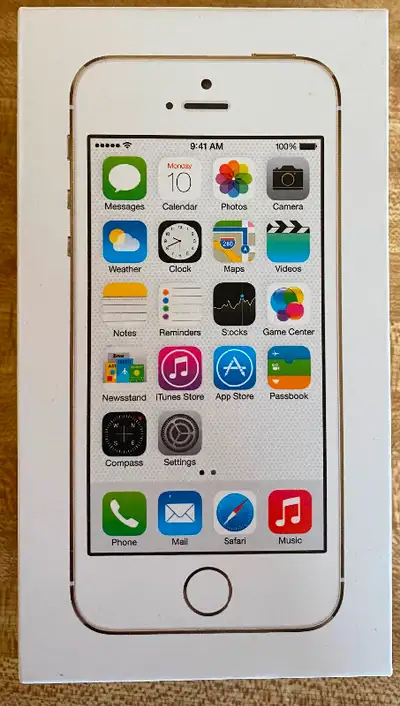 Empty box for collectors. For iPhone 5S gold 16 GB. Smoke free home Near Jubilee Hospital