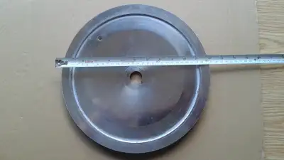 For Sale is a used 12 inch, Stainless Steel, Meat Slicer Blade. I think it says WAT and Co. Made in...