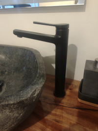 Kraus Matte Black Vessel Sink Faucet - $60 - Cobourg