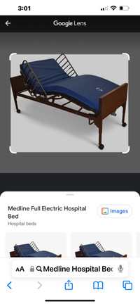 Medline electric hospital bed, with remote