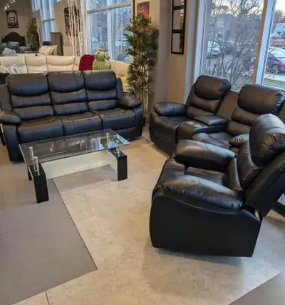 Leather Recliner set, View more