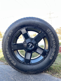 8x180 GM rims and AT tires