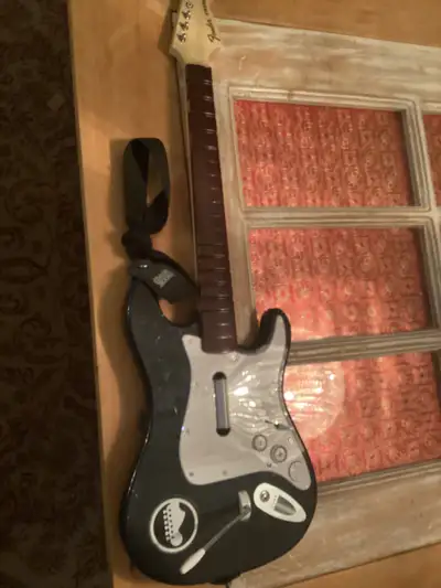 WII Rock Band Fender Stratocaster Wireless Guitar $25, View more