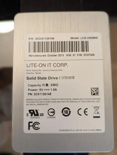 LITE-ON 256GB SSD 2.5 SATAIII 7mm, View more