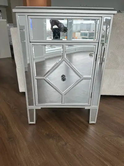 Mirrored Nightstand, View more