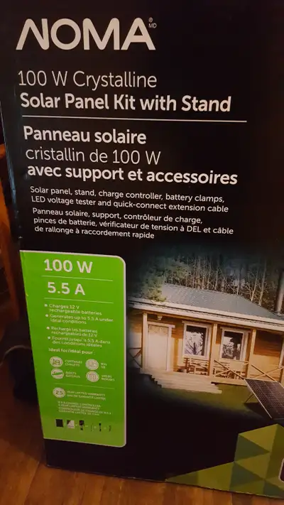 Solar panel kit 100W brand new  $250 O.B.O, View more