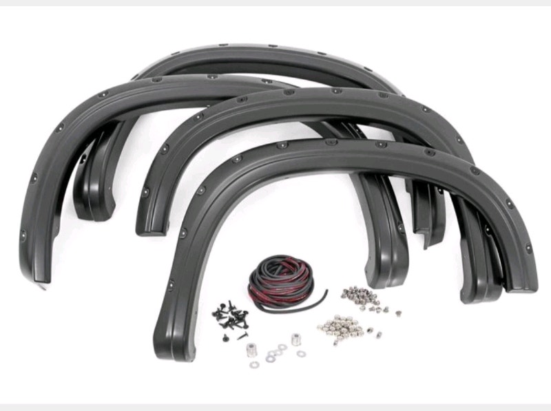 *NEW* Rough Country Fender flares for a 2019 GMC Seirra AT4 Auto Body