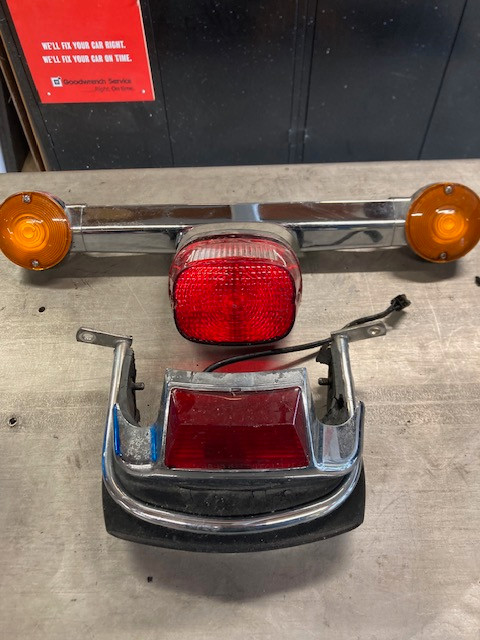 2005 Harley Davidson Classic Rear Fender, bumper & tailights in Motorcycle Parts & Accessories in Oshawa / Durham Region