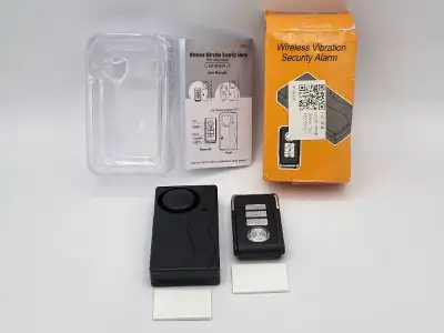 Wireless vibration security alarm brand new/dispositif sécurité, View more