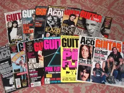 Partitions de musiques (Guitar World) 13 numéros, View more