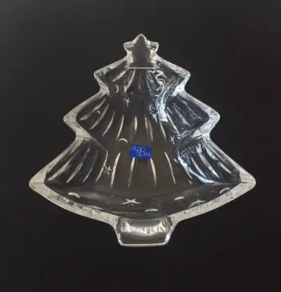 VINTAGE CHRISTMAS TREE DESIGN CANDY DISH-JAPAN-, View more