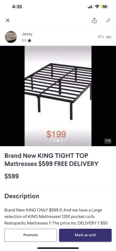 Brand New QUEEN Sommez Mattresses $299 DELIVERY , View more
