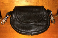 Leather Motorcycle Riding Hip Purse / Pouch