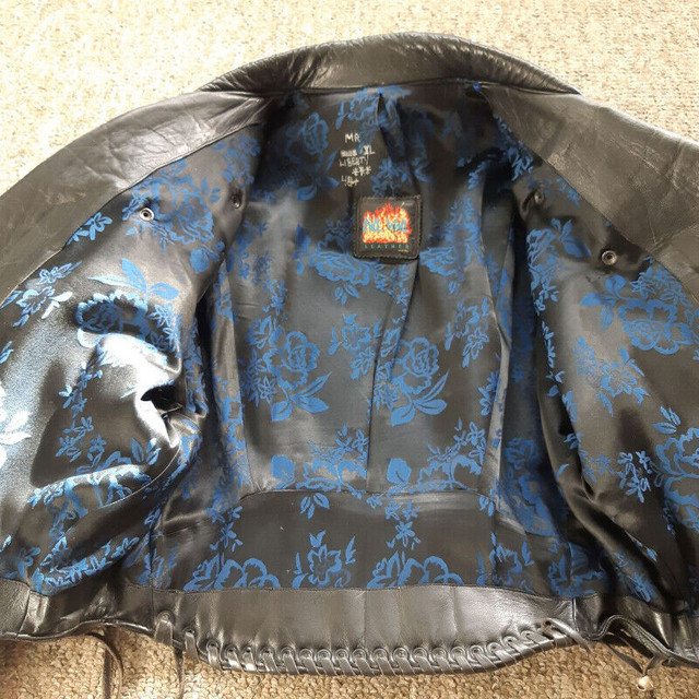 MOTORCYCLE JACKET “BILL WALL” VINTAGE in Other in City of Toronto - Image 3