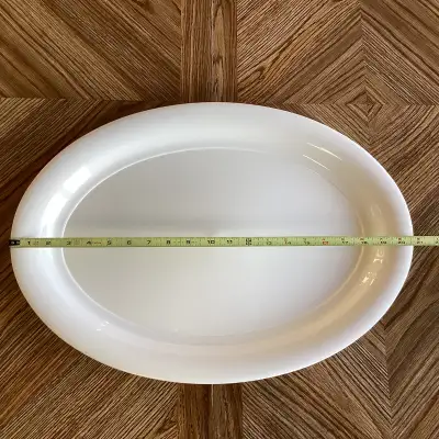 20½" Large Oval Plastic Serving Platter, View more