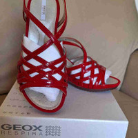 Brand new Geox Red Sandals