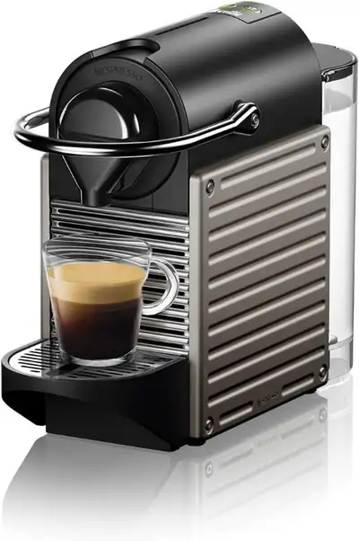 Nespresso BEC430TTN Pixie Espresso Machine, Breville, Titan, View more