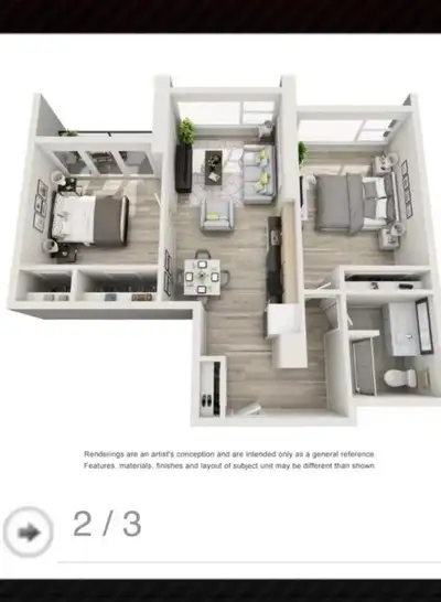 TWO BEDROOMS APARTMENT IN SOUTH END HALIFAX