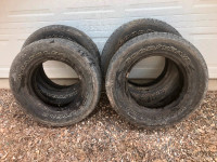 Four Goodyear Wrangler LT 245/75R17 Tires