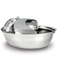 Pioneer Pet Stainless Steel Fountain Raindrop Design, 60oz