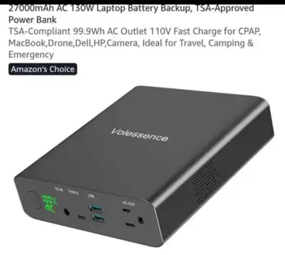 Volessence 27000mAh Laptop Power Bank, View more