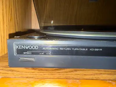 Kenwood KD-291R Fully Automatic Turntable - Great Condition, View more