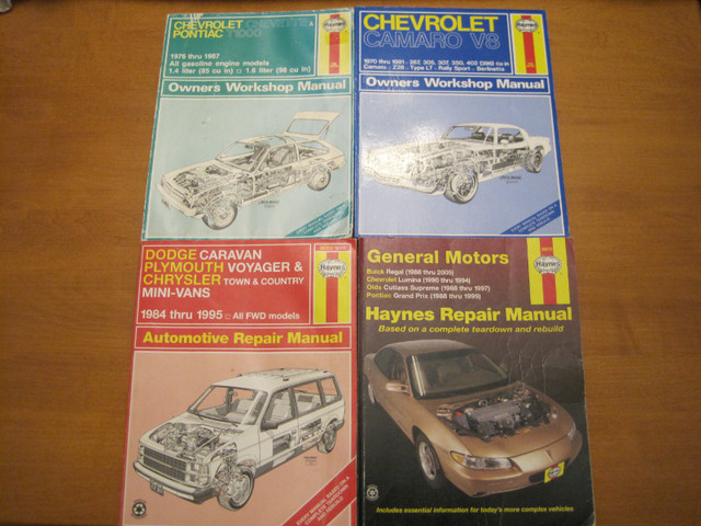 Haynes Automotive Shop Manuals in Other in Brockville