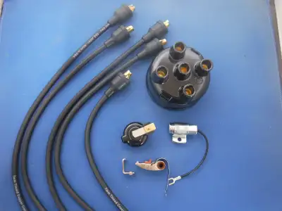 International Farm Tractor Tune-up Kit w/ Premium Wires & Cap, View more