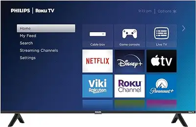 Brand New Philips Roku TV 43" 4K Ultra HD Borderless Smart TVs, View more