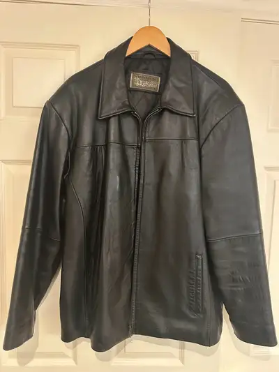 Real Leather Jacket  Size L, View more