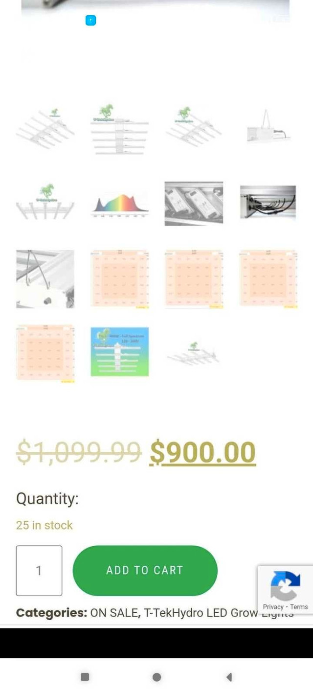 T-TekHydro LED 5 Bars 400W Grow Light in Indoor Lighting & Fans in Strathcona County - Image 2