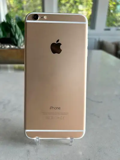 Apple iPhone 6 Plus Gold 128GB Model Number MG9T2CL/A with 100% Batttery Health. Brand New Phone! In...