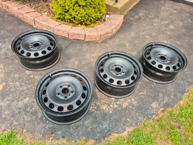 VW GOLF 16 inch  steel rims  4 FOR $100.00 in Tires & Rims in St. John's - Image 2