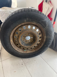 Winter tires on rims 235/65R17