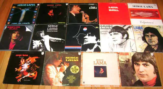 Serge Lama Vinyl Collection