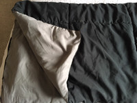 Twin Double Comforter - navy and grey reversible - $25