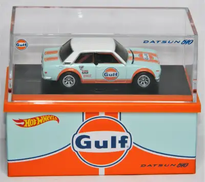 Hot Wheels Red Line Club 1/64 scale 1971 Datsun 510 Bluebird diecast new in box, $60. Pickup in nort...