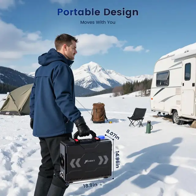 8KW Diesel Heater, All in One 6L Toolbox 2S Portable Parking Die in Power Tools in Calgary - Image 3